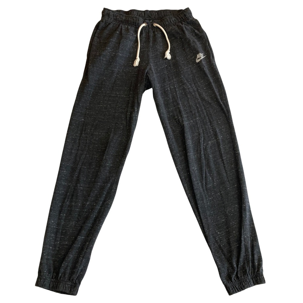 Nike Sportswear Gym Joggers Womens XS Charcoal Grey Heather DM6390-010